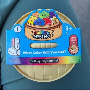 Rainbow Mystery Squishy Bun - Regular size - Never Opened, Authentic & Rare